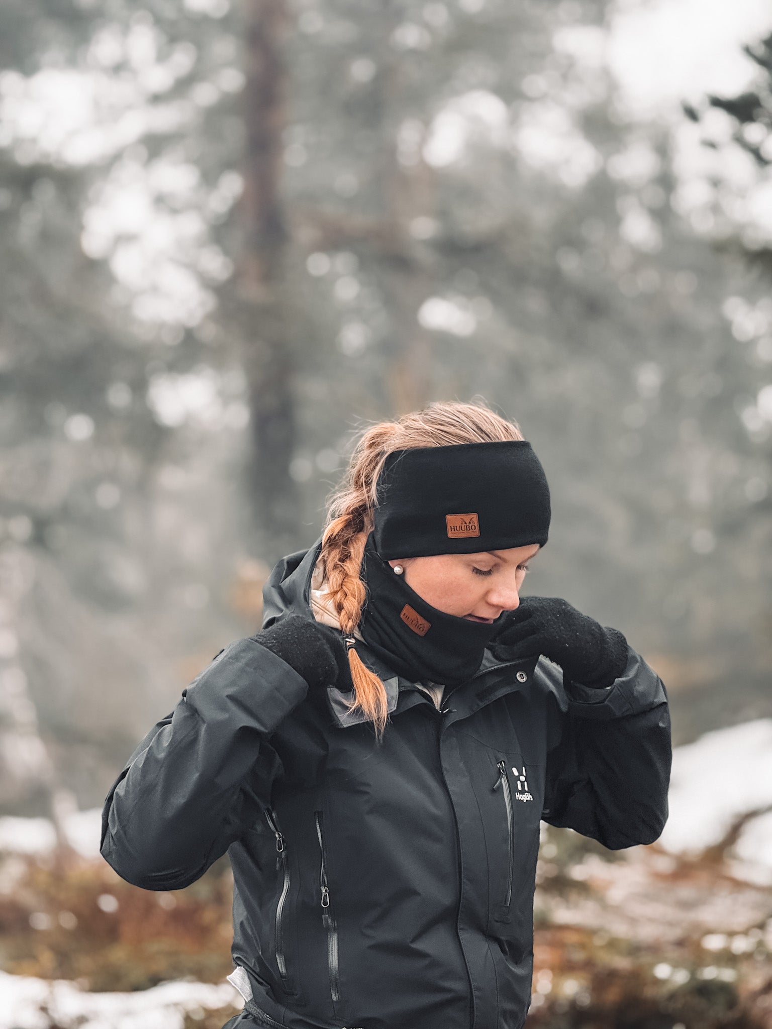 Merinovillatuubihuivi HOHE