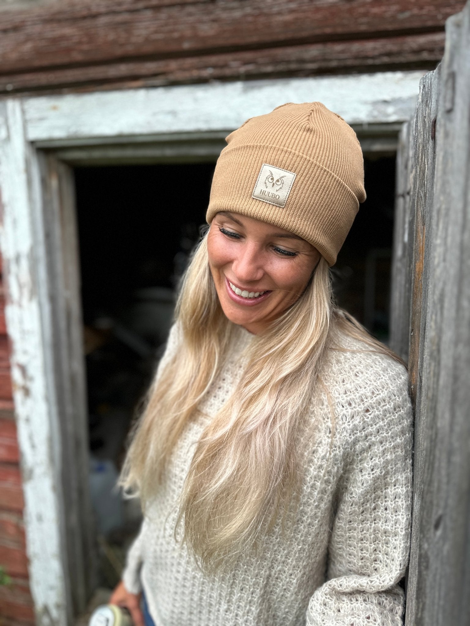 Pipo NAAVA, puuvillaneulosta - Huubo -