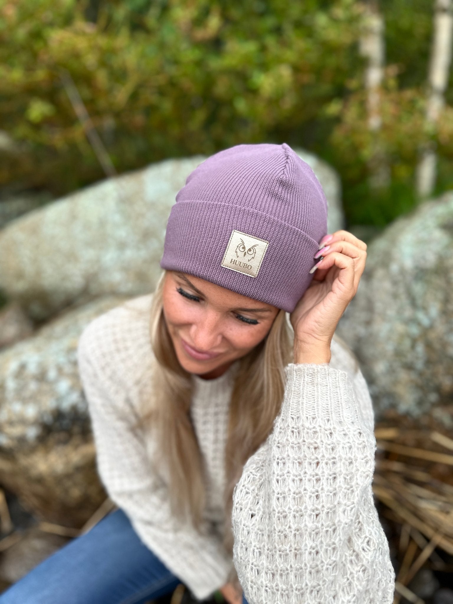 Pipo NAAVA, puuvillaneulosta - Huubo -