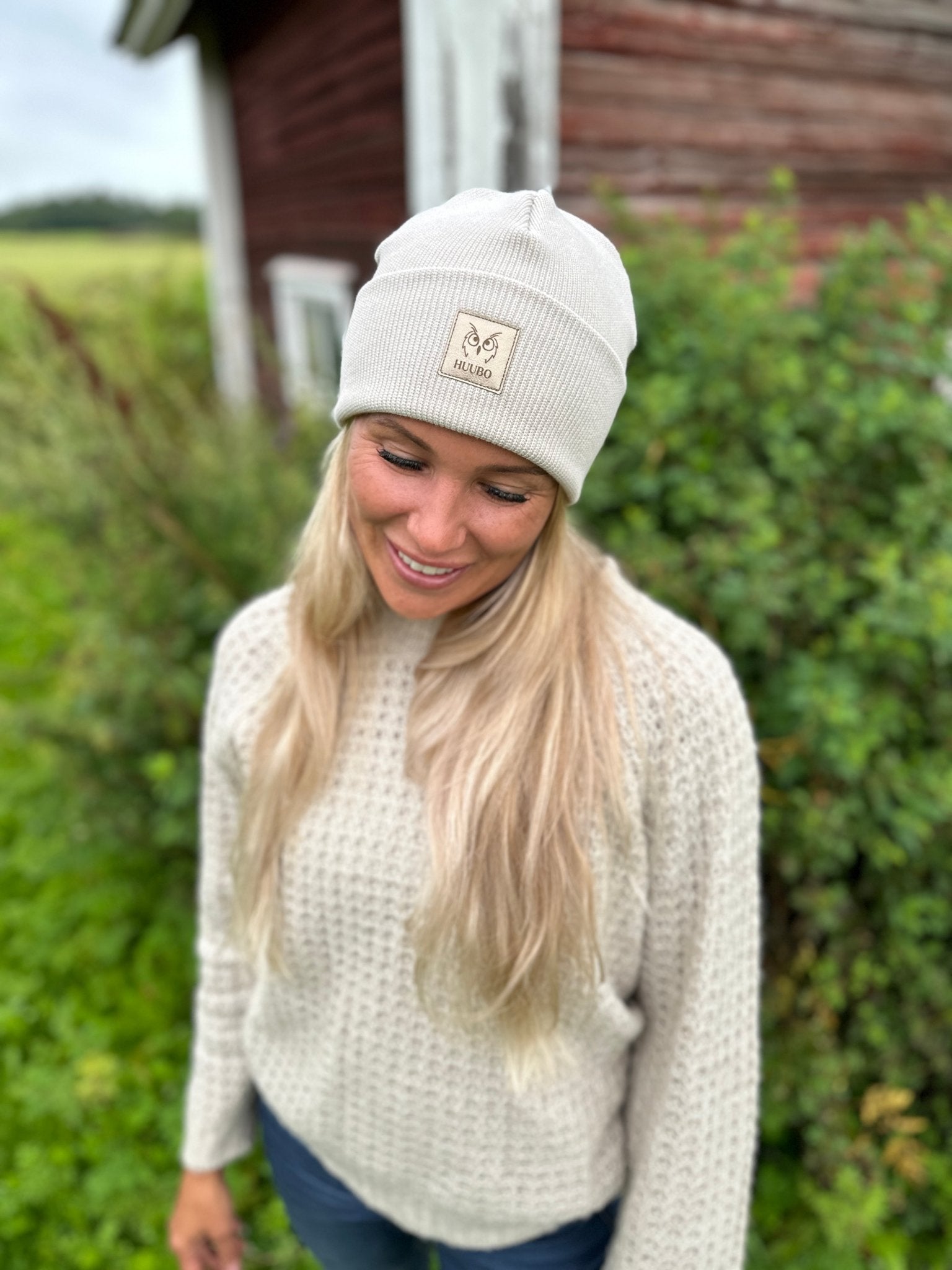 Pipo NAAVA, puuvillaneulosta - Huubo -